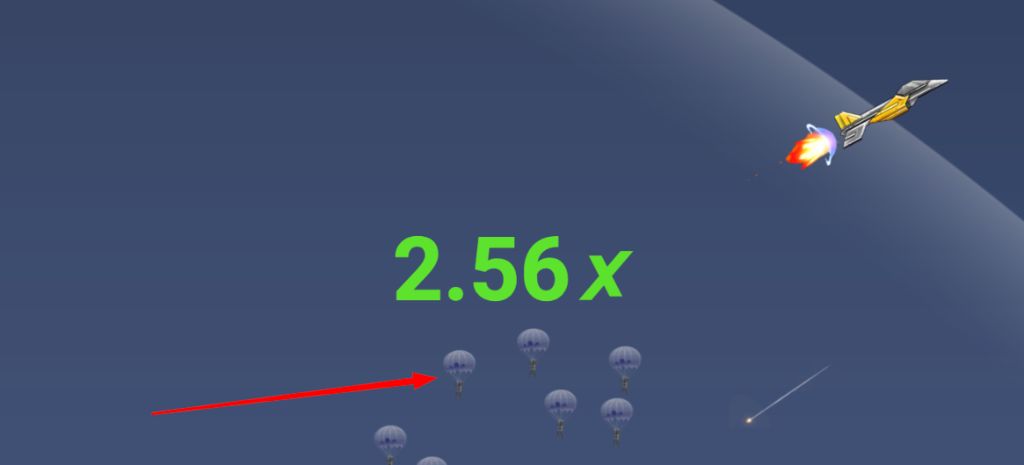 JetX jet at 1.00x ready for take-off